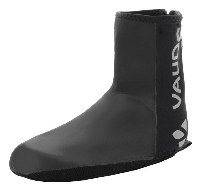 Vaude – Posta Fahrrad-Schuhüberzieher – Grösse 47–49 – Schwarz, winddicht, wasserfest, reflektierend