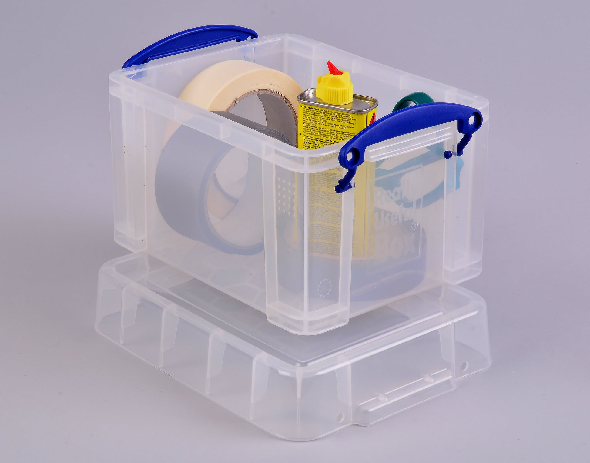 Really Useful Boxes Ordnungsbox – Polypropylen, Transparent, 18 × 16 × 24,5 cm