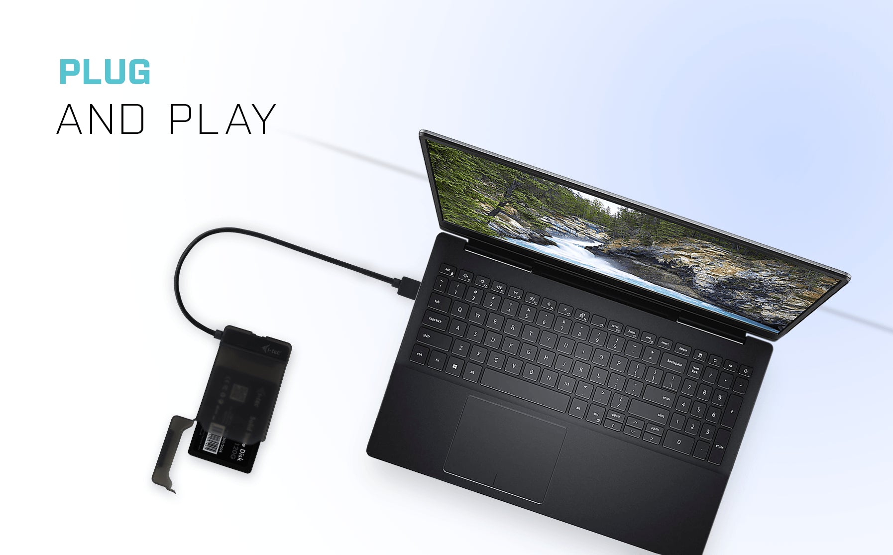 i-tec MySafe USB 3.0 – 1-Bay Desktop – für 2,5" HDD/SSD, SATA