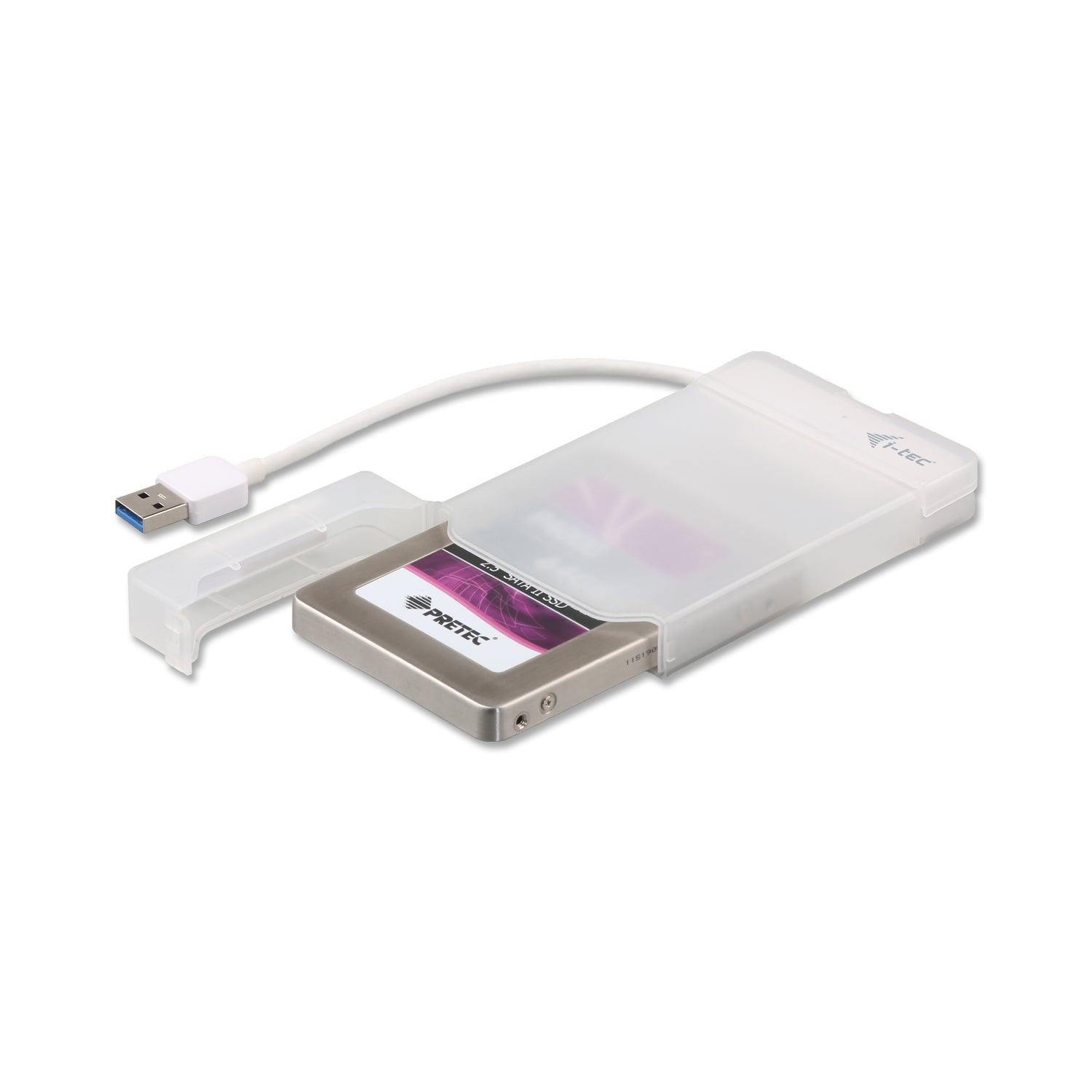 i-tec MySafe USB 3.0 Easy – 1-Bay externes Gehäuse – für 2,5" HDD/SSD, SATA