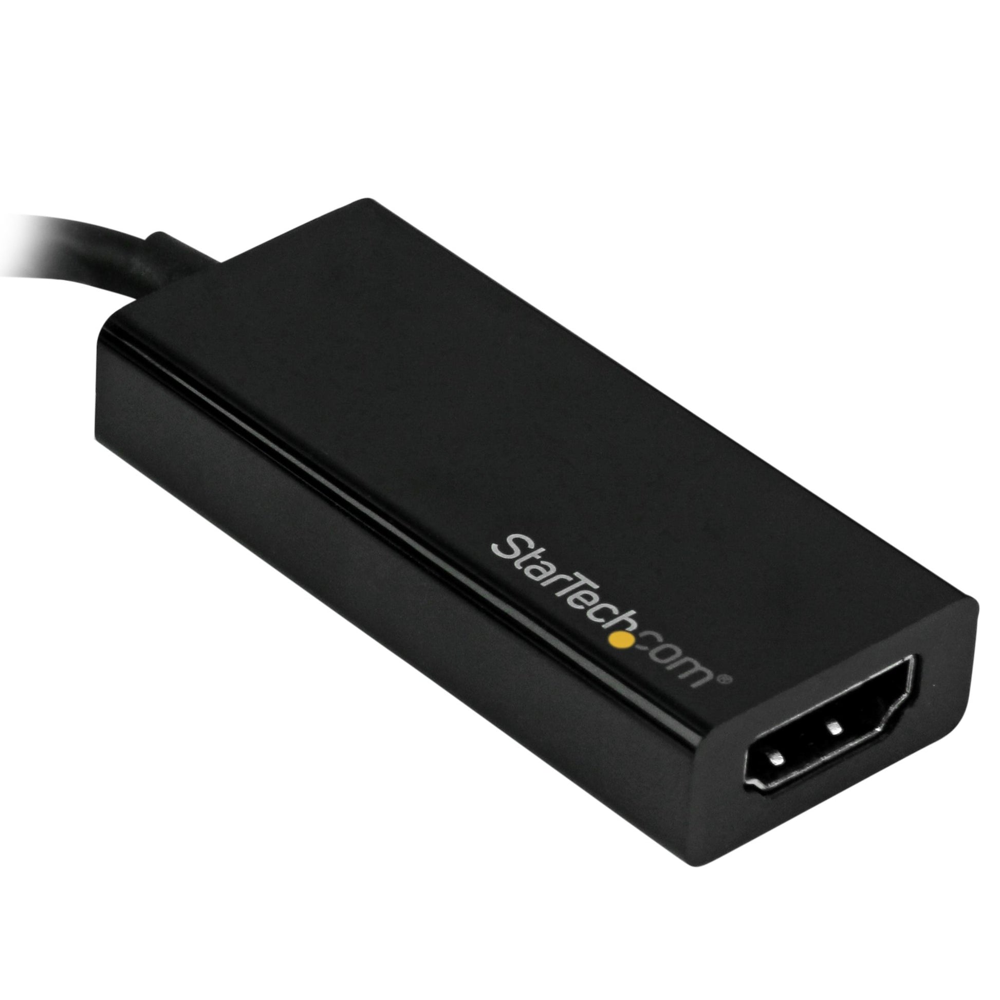 StarTech.com USB-C zu HDMI Adapter – 4K (3840 × 2160) @ 60 Hz, HDMI 2.0, 9,3 cm, Schwarz