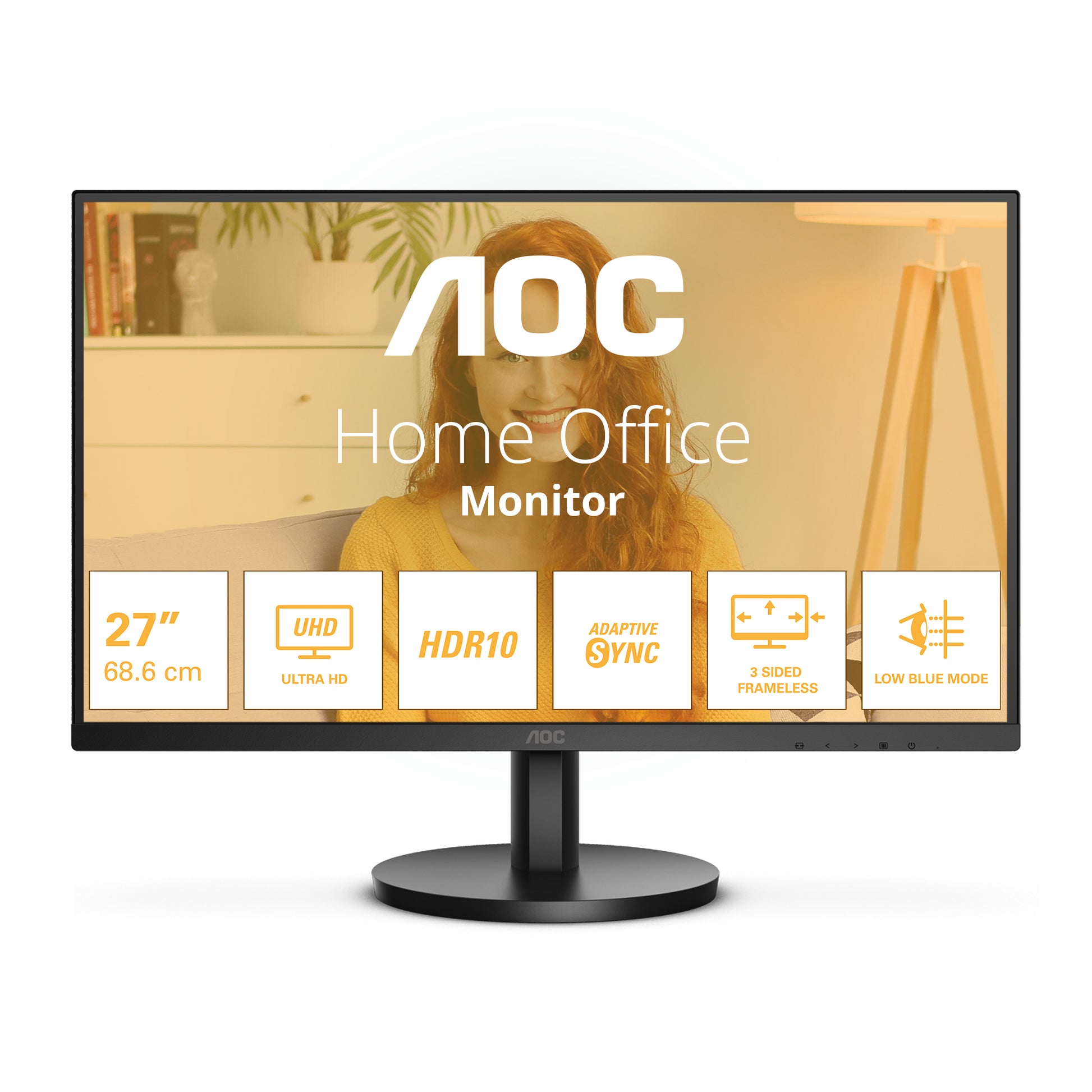 AOC U27B3M – 27" 4K UHD VA 60 Hz – Lautsprecher, HDR