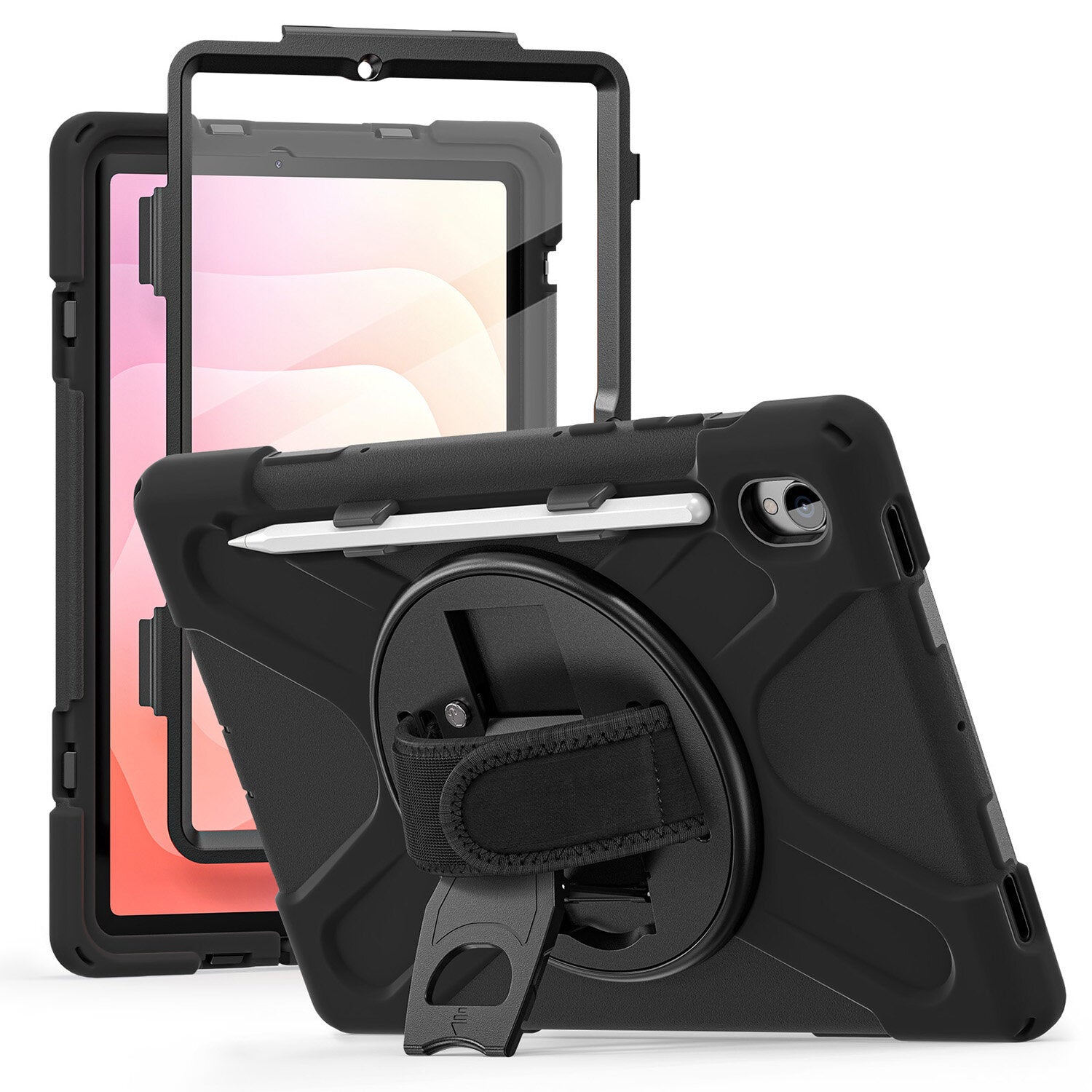 4smarts Rugged Case Grip Tablet-Hülle für Samsung Galaxy Tab S11 11" – Schwarz