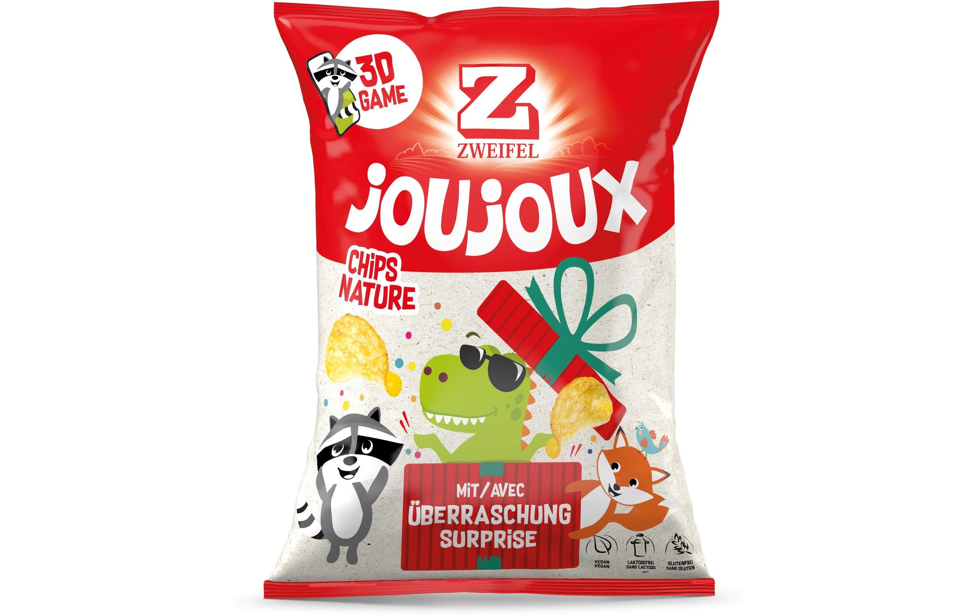 Zweifel JouJoux Chips – Nature, glutenfrei – 42 g