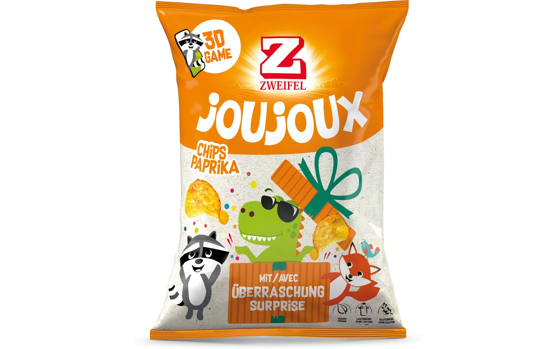 Zweifel JouJoux Chips – Paprika, glutenfrei – 42 g