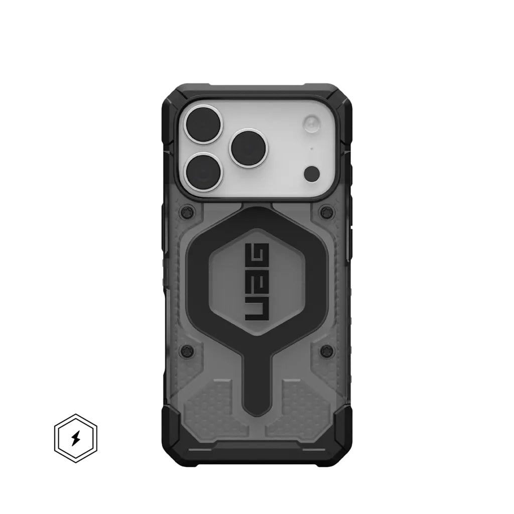 Urban Armor Gear Backcover Pathfinder MS Pro – für Apple iPhone 17 Pro – Grau/Schwarz – MagSafe-kompatibel