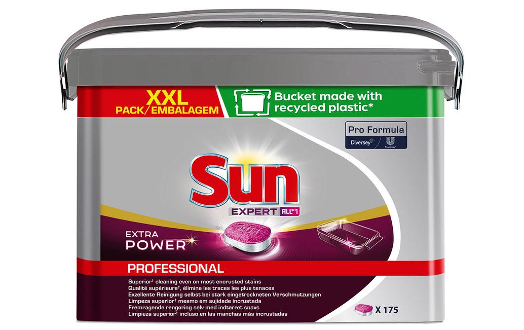 Diversey pro formula Sun Pro Formula Spülmaschinentabs All in 1 Extra Power duftneutral – für Geschirrspüler – 175 Tabs