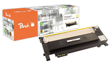 Peach Toner CLP-Y404S – gelb, 1000 Seiten – für Samsung Xpress C 430, Xpress C 480, SL-C 480 und andere