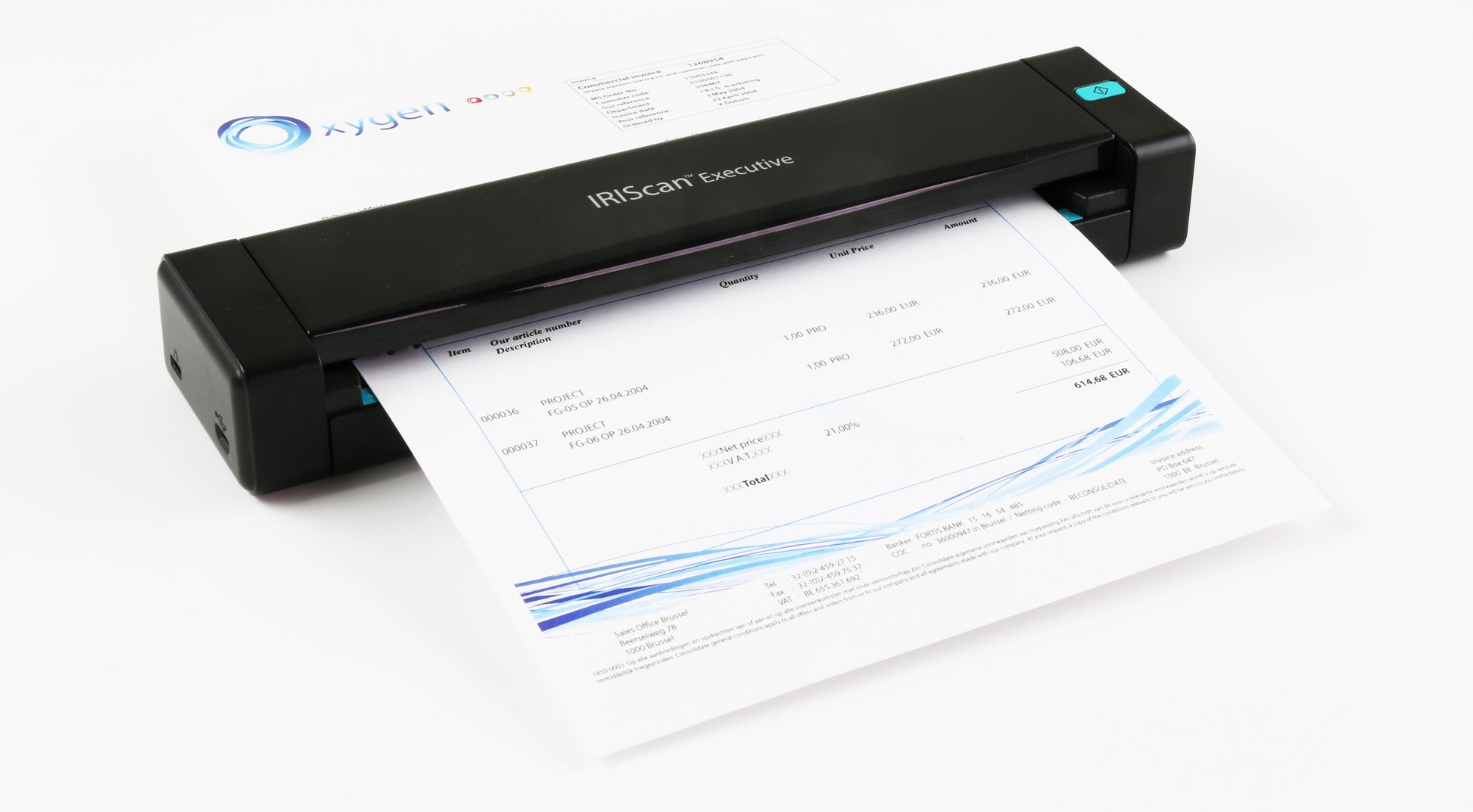 I.R.I.S. IRIScan Executive 4 Duplex – Mobiler Scanner, A4, Duplex