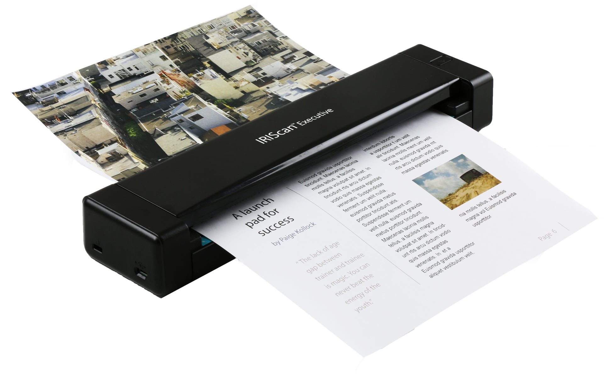 I.R.I.S. IRIScan Executive 4 Duplex – Mobiler Scanner, A4, Duplex