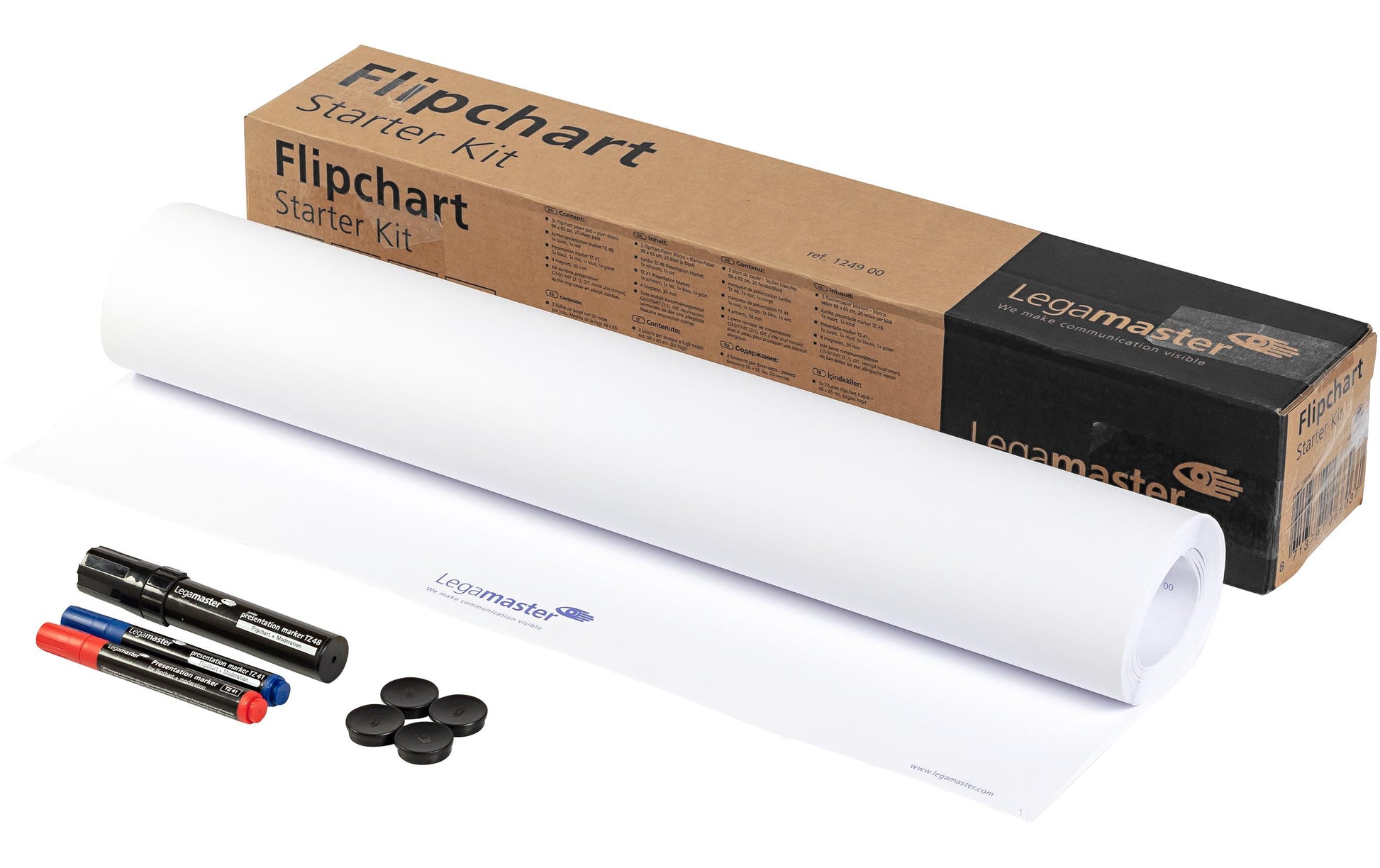Legamaster Zubehör Starterset für Flipcharts, 14-teilig