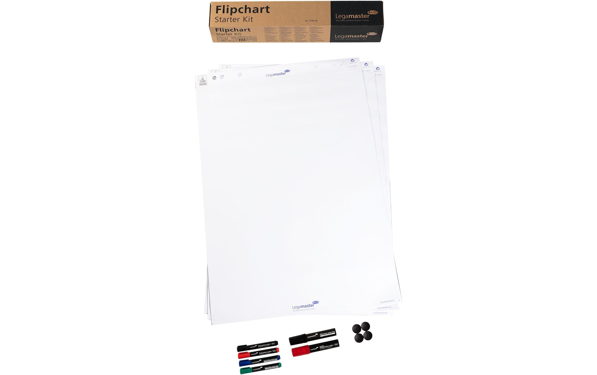 Legamaster Zubehör Starterset für Flipcharts, 14-teilig