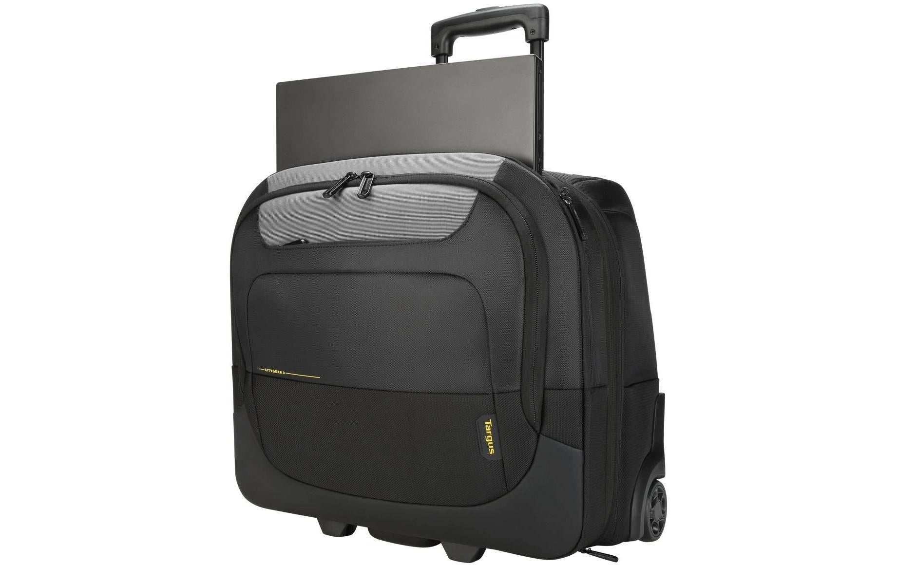 Targus City Gear – Business-Trolley 17,3", 2 Rollen, Polyester, Schwarz, 22 × 42,5 × 39 cm