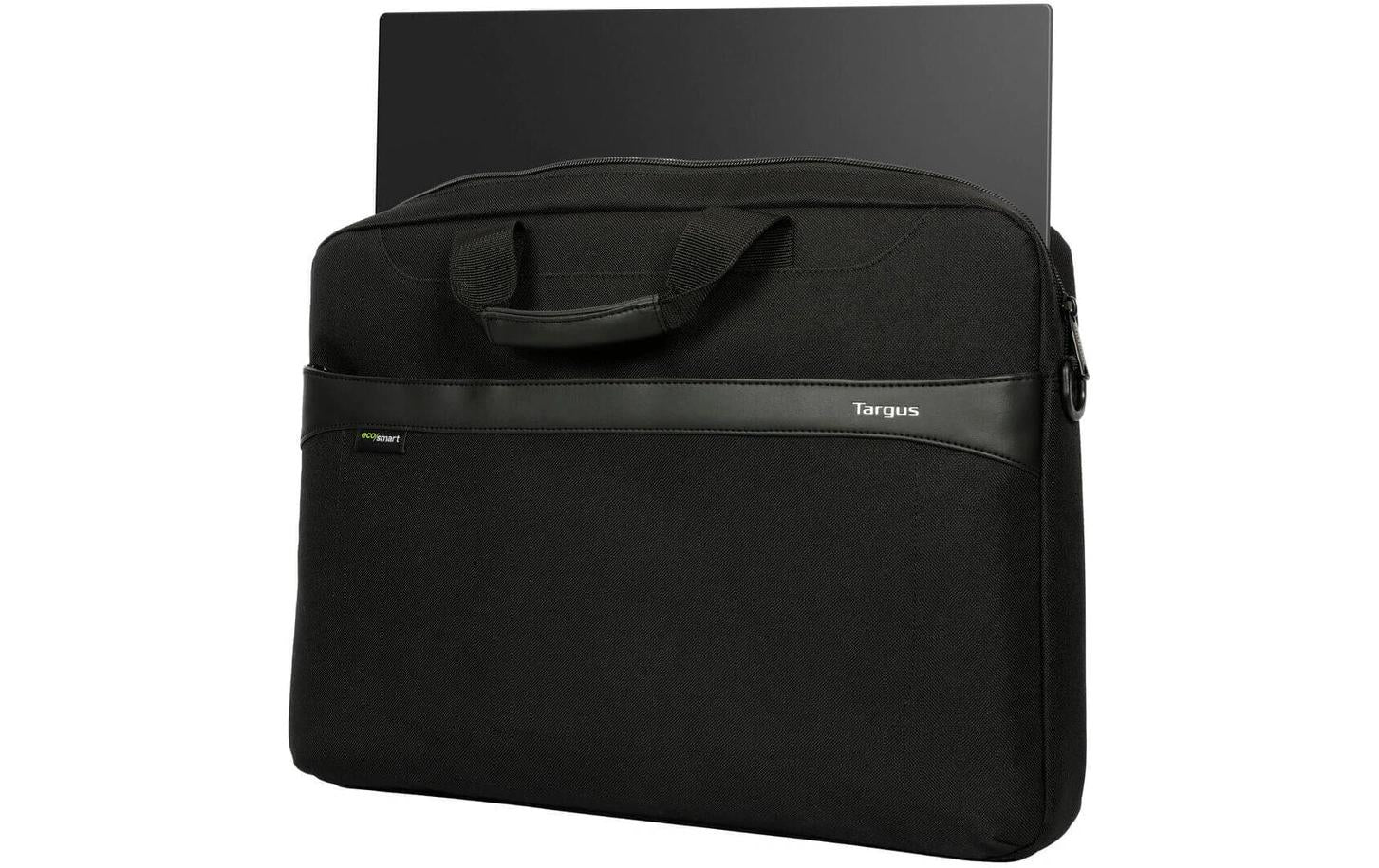 Targus GeoLite ECO Notebook-Tasche bis 16" – auf Trolley aufsteckbar, wasserfest – Schwarz