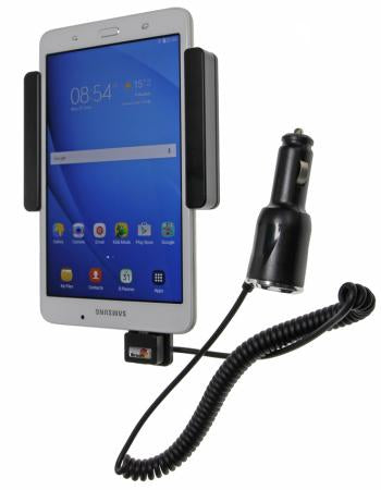 Brodit Fahrzeug-Dock für Samsung Galaxy Tab A 7" – Zigarettenanzünder (12/24 V), Schwarz