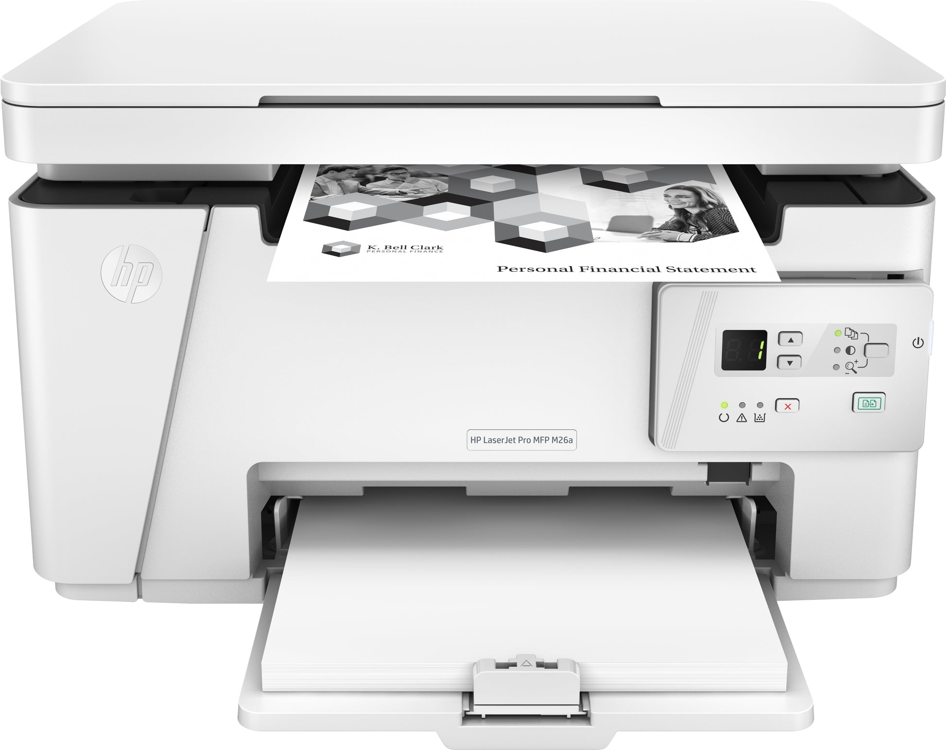 HP LaserJet Pro MFP M26a – SW-Laser-Multifunktionsdrucker, A4, 3-in-1, Duplex, LAN