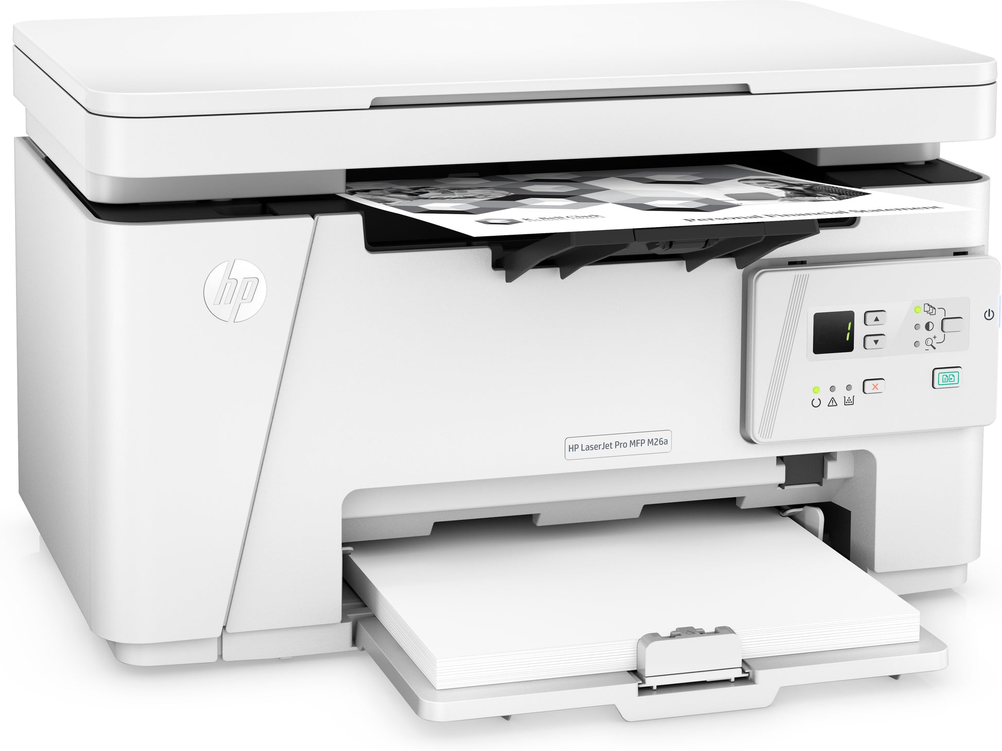 HP LaserJet Pro MFP M26a – SW-Laser-Multifunktionsdrucker, A4, 3-in-1, Duplex, LAN