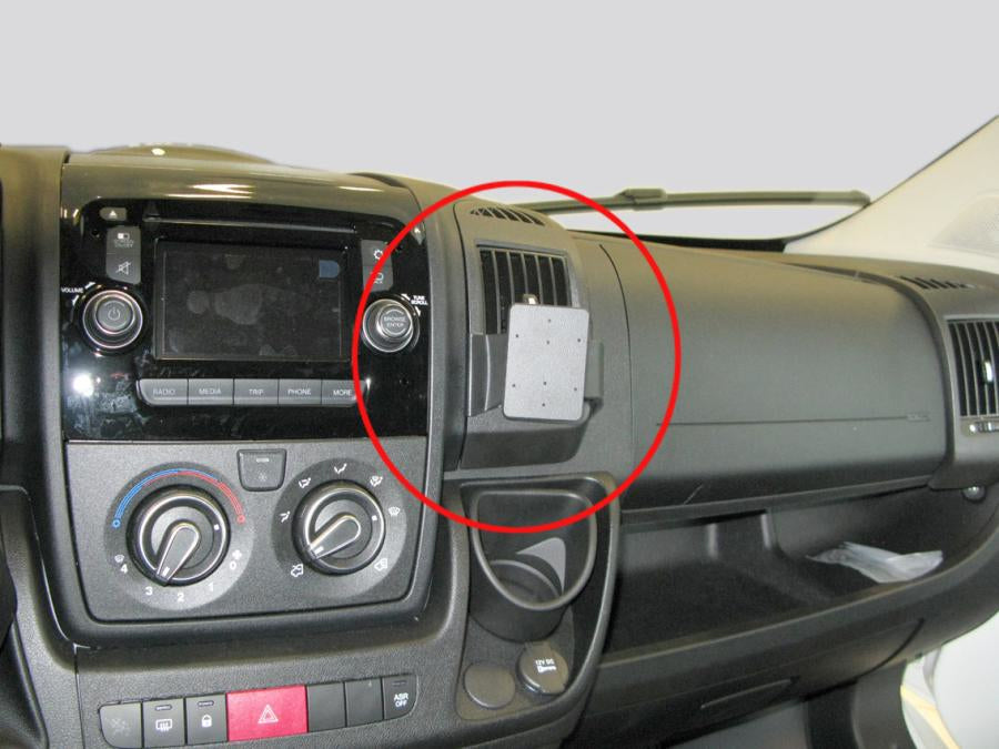 Brodit Auto-Halterung – für Peugeot Boxer/Dodge Ram ProMaster/Fiat Ducato 2015–2016 – Schwarz, ABS
