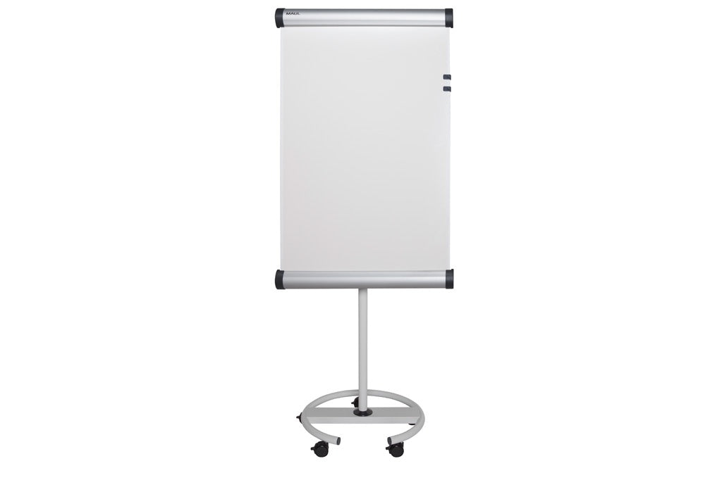 MAULsolid Flip2use Flipchart Mobil Rundfuss, magnetisch – 196 × 136 cm