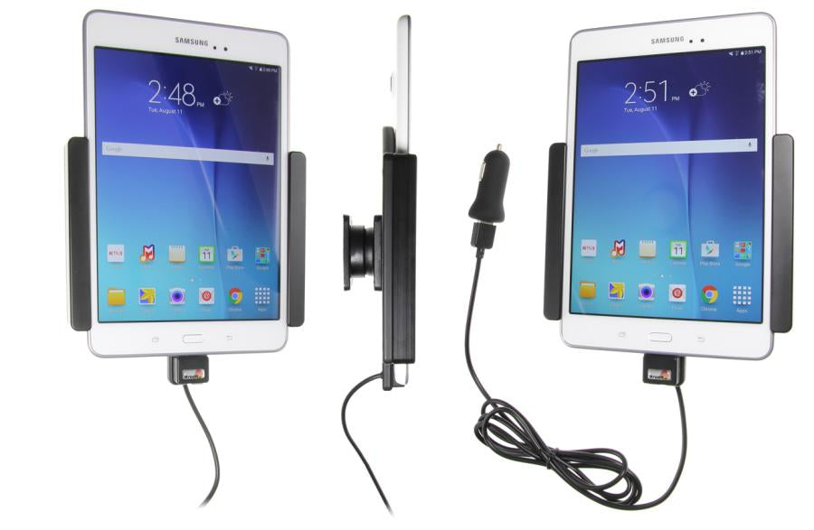 Brodit Fahrzeug-Dock für Samsung Galaxy Tab A 8,0" – 12 V (Zigarettenanzünder) – Schwarz