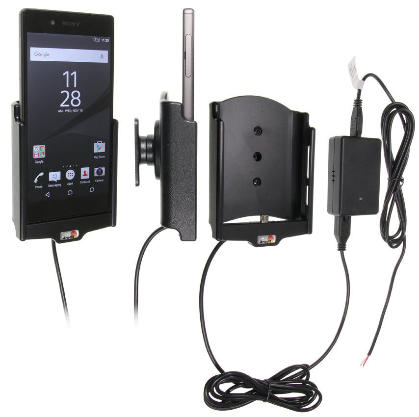Brodit 513811 Lade-/Daten-Cradle – für Sony Xperia Z5 – Schwarz