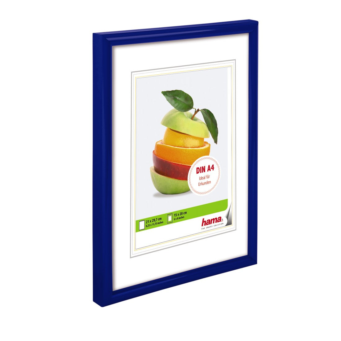 Hama Bilderrahmen – für 15 × 20 cm – Kunststoff & Plexiglas, Blau