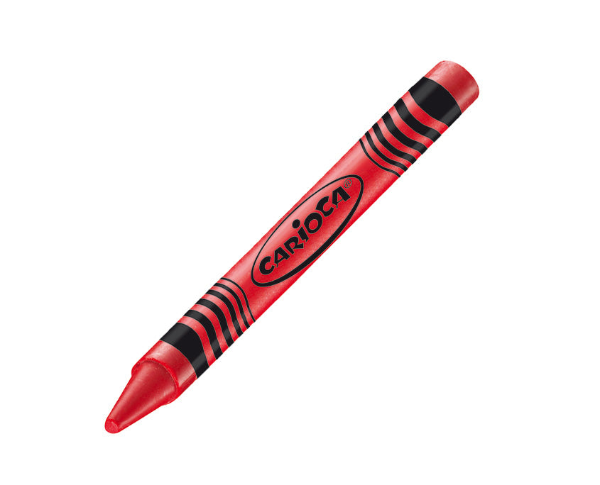 Carioca Wachsmalkreiden – 12 Stk., waschbar, rund, Karton