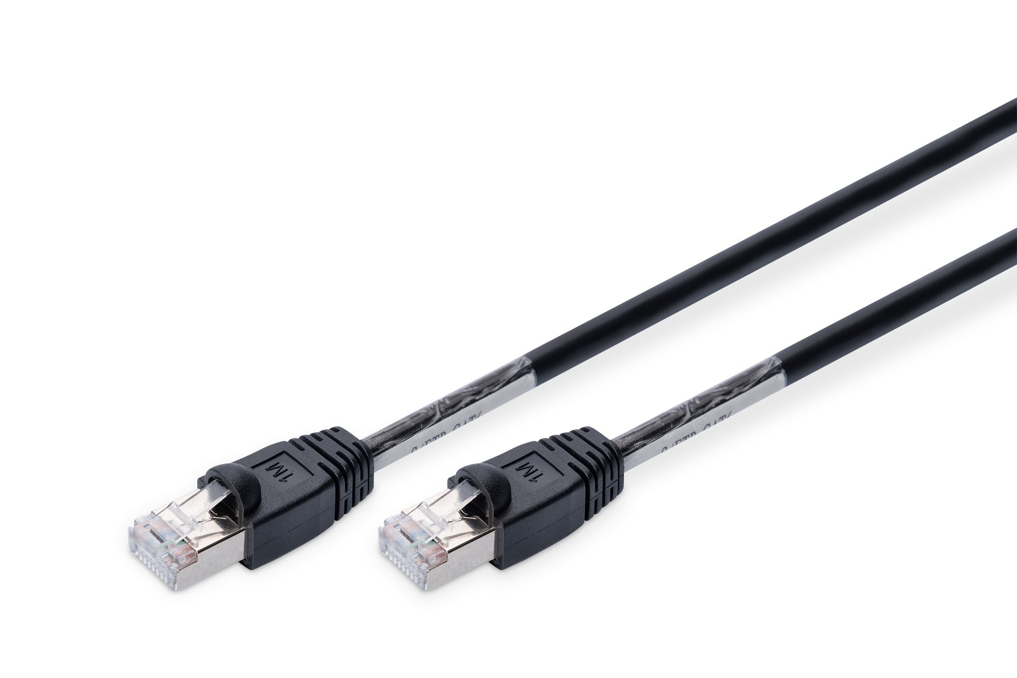 Digitus CAT 6 Patchkabel – 1 m, schwarz, geschirmt