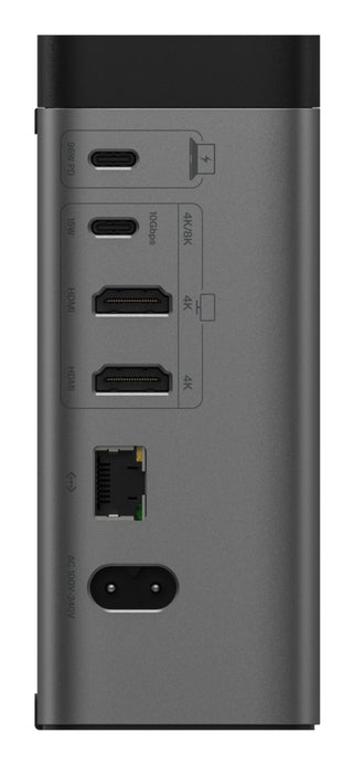 Belkin Connect 11in1 Multiport-Adapter – USB-C, DP, 2× HDMI, 1× USB-A, 96 W PD, GbE, SD/microSD, 3,5 mm Audio