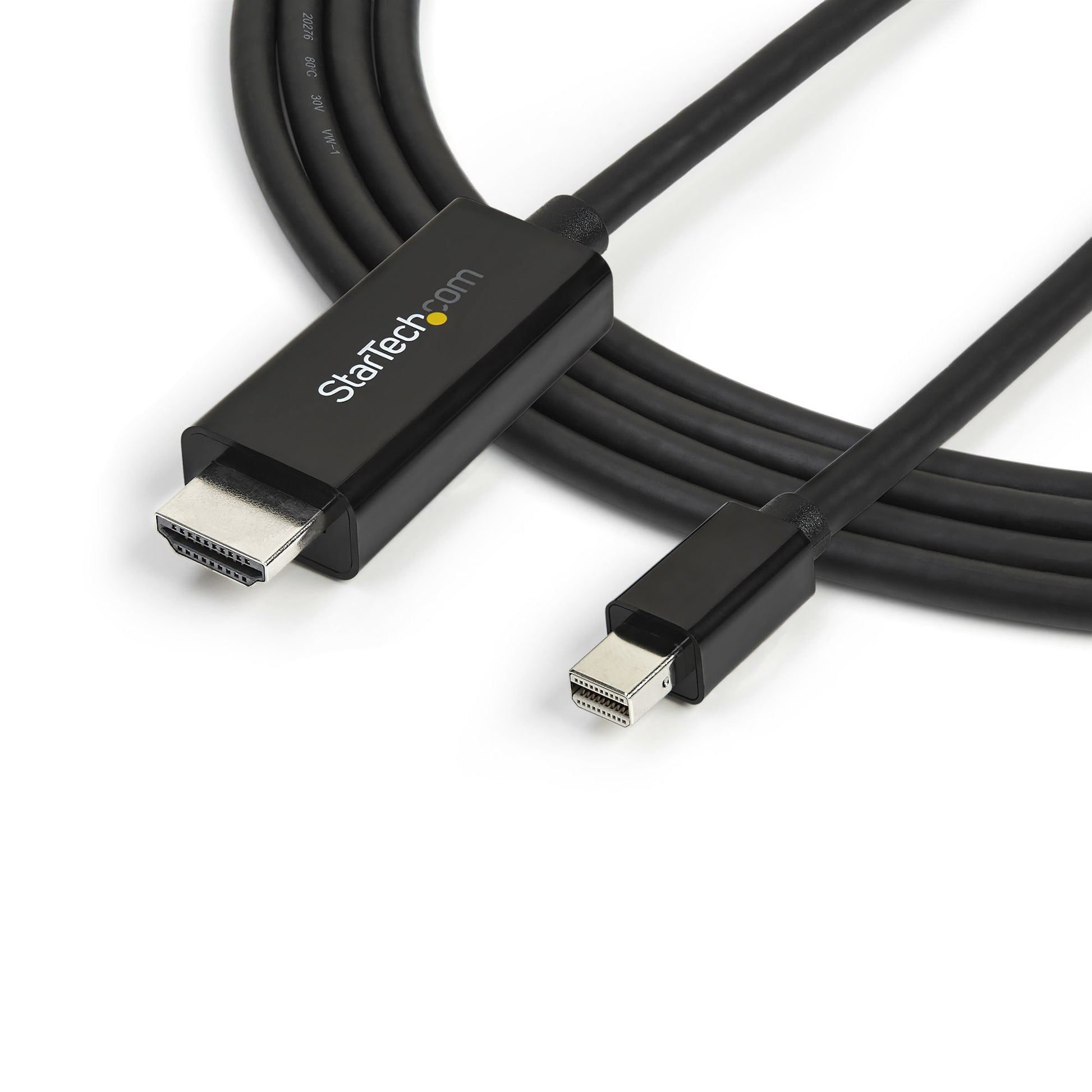 StarTech.com Kabel Mini DisplayPort zu HDMI – 4096 × 2160 @ 30 Hz, HDMI 1.4, DisplayPort 1.2, 3 m, HDCP