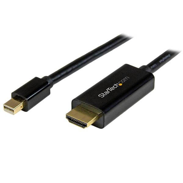 StarTech.com Mini DisplayPort zu HDMI Kabel – 4K (3840 × 2160) @ 30 Hz, 5 m, HDMI 1.4, DisplayPort 1.2