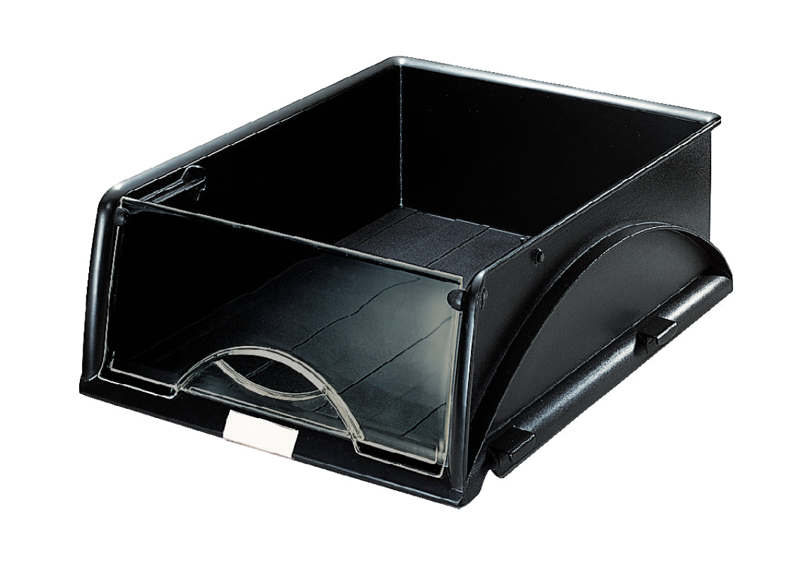 Leitz Briefkorb für A4, Polystyrol, schwarz, 285 × 125 × 385 mm