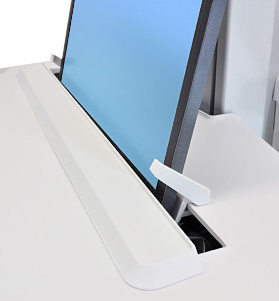 Ergotron StyleView SV44-1142-C – Laptop-Computerwagen, 4 Schubladen, mit LiFe-Akku, Grau/Weiss