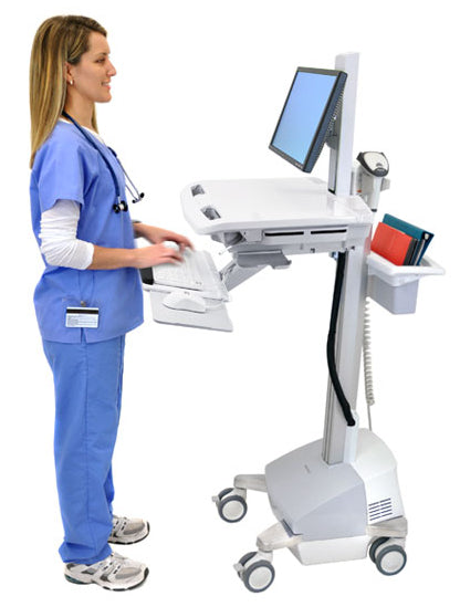 Ergotron StyleView SV42-6301-C – Computerwagen mit LCD-Pivot, mit SLA-Akku, bis 22,0", VESA 75×75/100×100