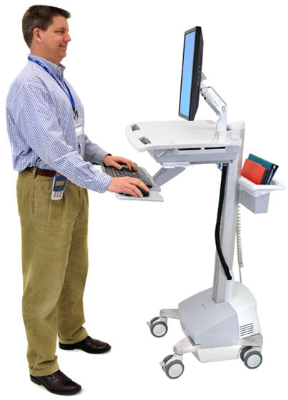 Ergotron StyleView SV42-6201-C – Computerwagen mit LCD-Arm, mit SLA-Akku, bis 22,0", VESA 75×75/100×100