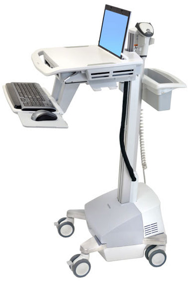 Ergotron StyleView SV42-6101-C – Laptop-Computerwagen mit SLA-Akku, bis 17,3", Grau/Weiss, CH-Stecker
