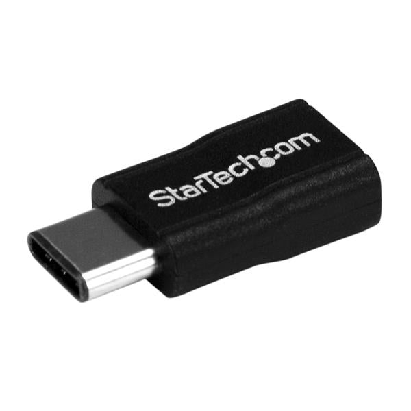 StarTech.com USB-C (Stecker) auf Micro-USB (Buchse) Adapter, USB 2.0