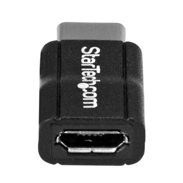 StarTech.com USB-C (Stecker) auf Micro-USB (Buchse) Adapter, USB 2.0