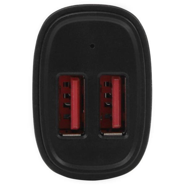 StarTech.com Auto-Ladegerät 24 W – USB-A×2 (2,4 A) – Zigarettenanzünder – für Smartphones & Tablets – Schwarz