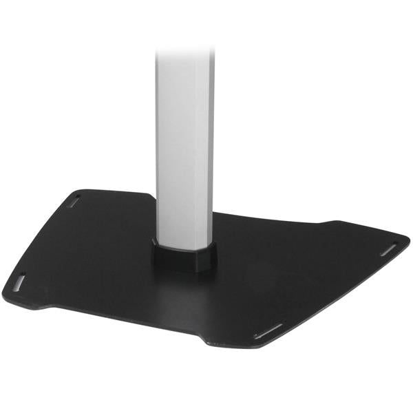 StarTech.com Tablet-Bodenständer – für Tablets bis 9,7", abschliessbar, 1,5 kg Traglast – Schwarz/Silber