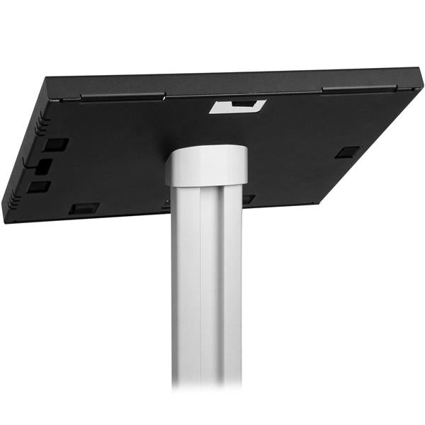 StarTech.com Tablet-Bodenständer – für Tablets bis 9,7", abschliessbar, 1,5 kg Traglast – Schwarz/Silber