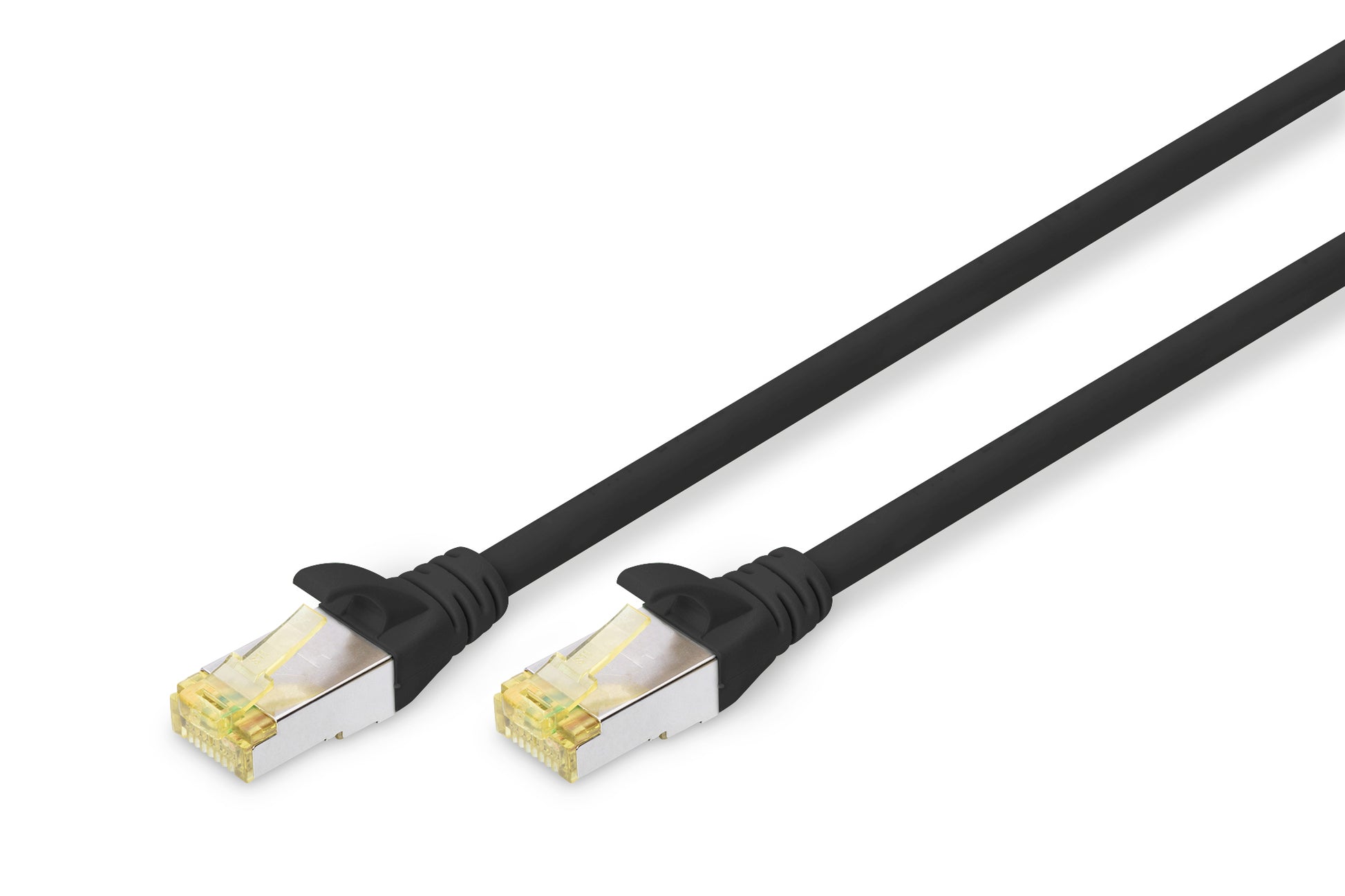 Digitus CAT 6A Patchkabel – 1 m, Schwarz, S-FTP