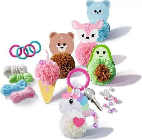 Ravensburger BeCreative – Bastelset – Pompons Kawaii – ab 4 Jahren