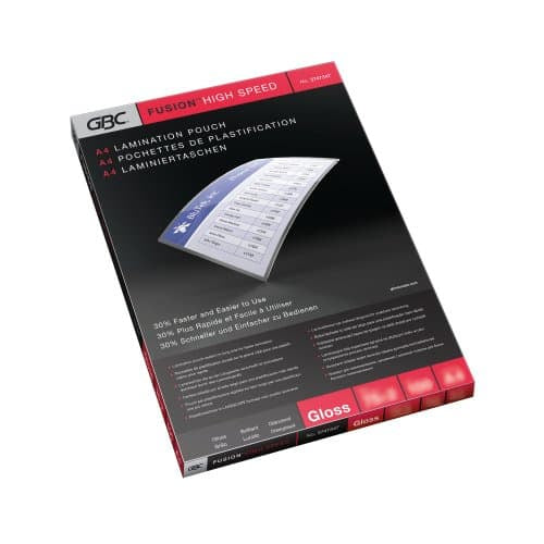 GBC Laminierfolien A4, glänzend – 75 µm, 216 × 303 mm, 100 Stk.