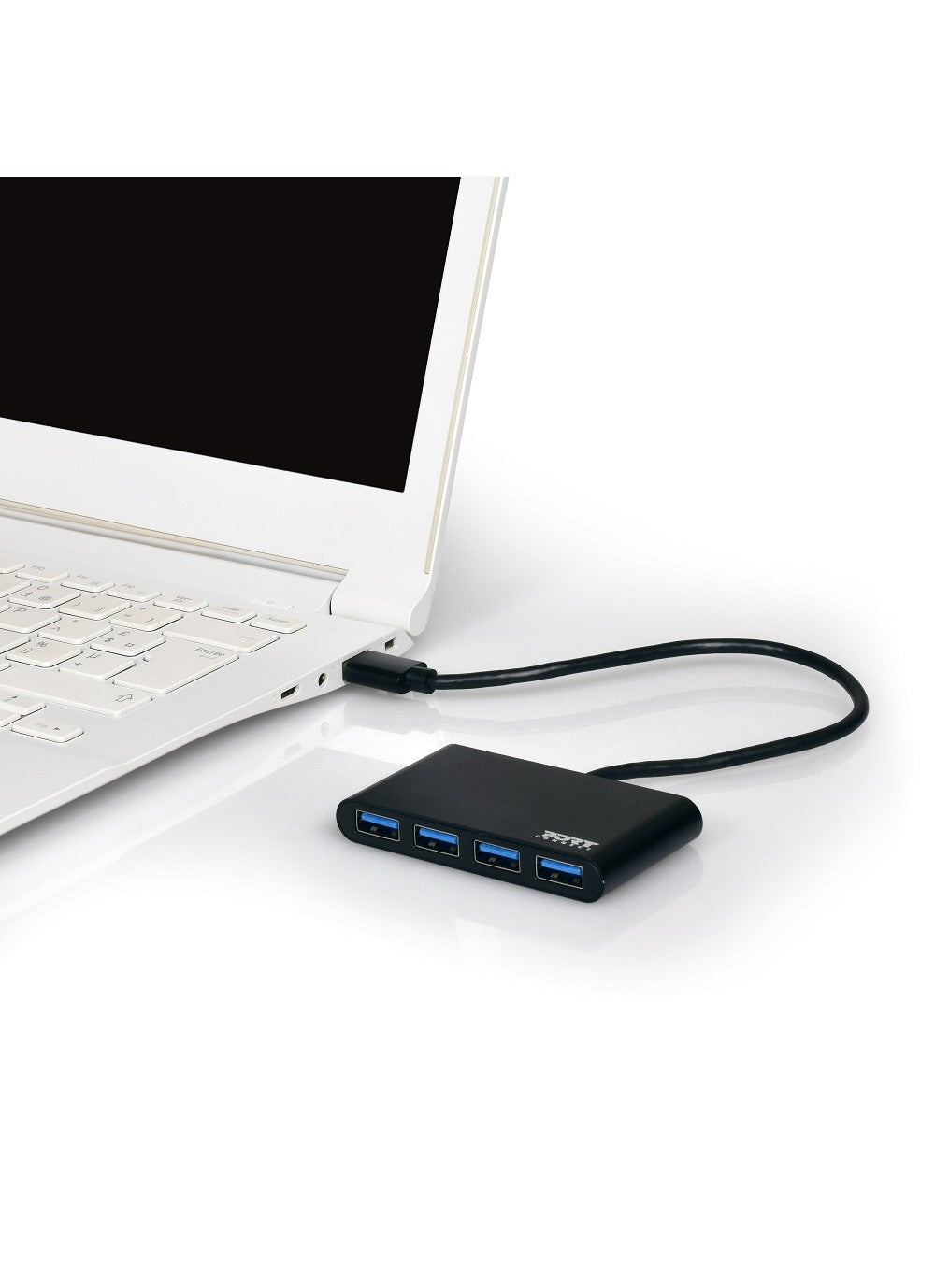 Port Designs 900121 USB-Hub – 4× USB-A, für Windows/Mac/Linux
