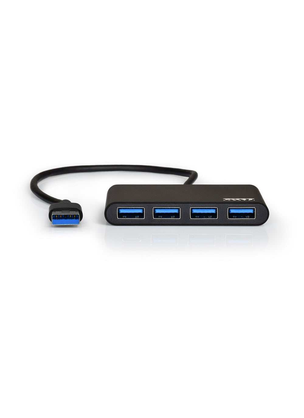 Port Designs 900121 USB-Hub – 4× USB-A, für Windows/Mac/Linux