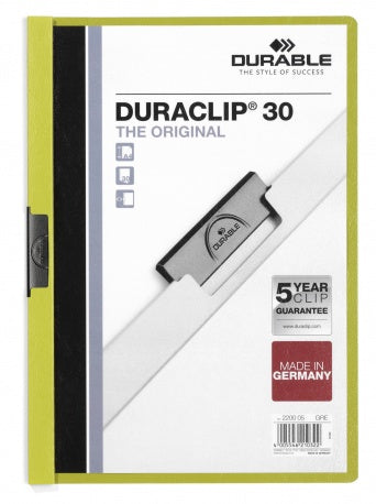Durable Unterschriftenmappe – A4, grün, Kunststoff