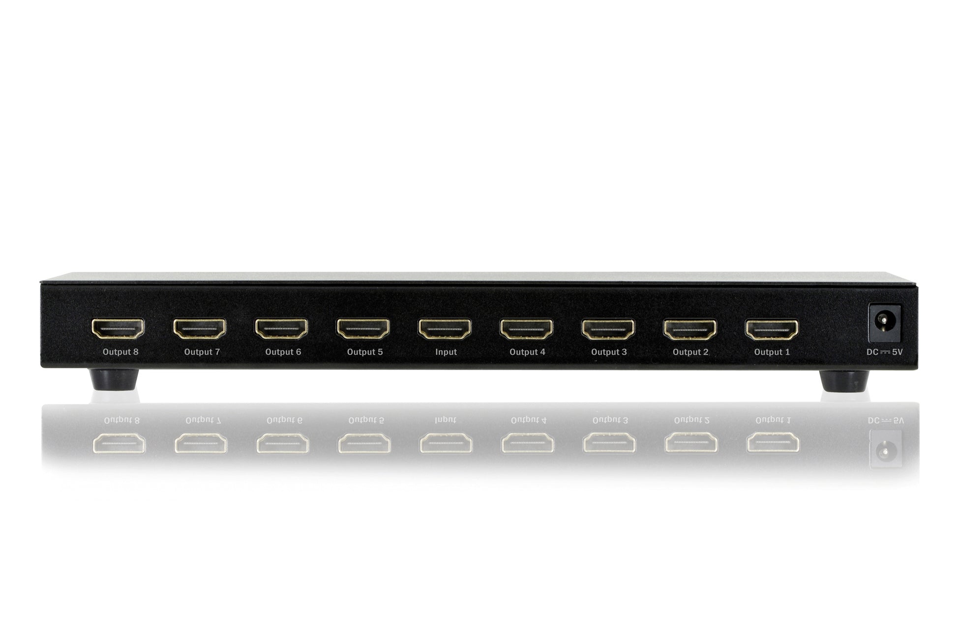 Digitus DS-43302 – HDMI-Splitter – 8-fach, 1920 × 1200 – für HDMI-Geräte – Metallgehäuse