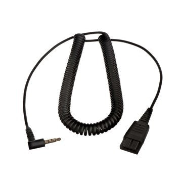 Jabra PC-Kabel QD – Headset-Kabel (QD → 3,5 mm), für MacBook und Jabra Biz-Headsets (1500/2300/2400 II)