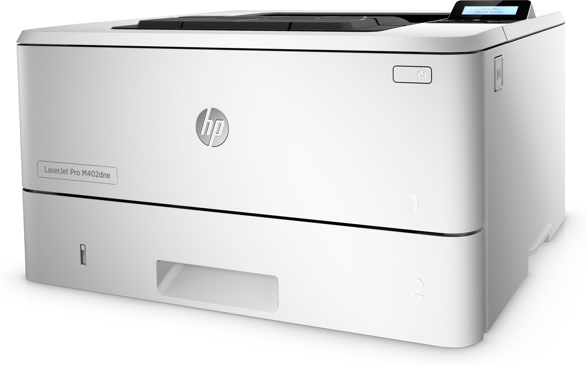 HP LaserJet Pro M402dne – Schwarz-Weiss, A4, Duplex, LAN, USB, 38 Seiten pro Minute, AirPrint, Mopria